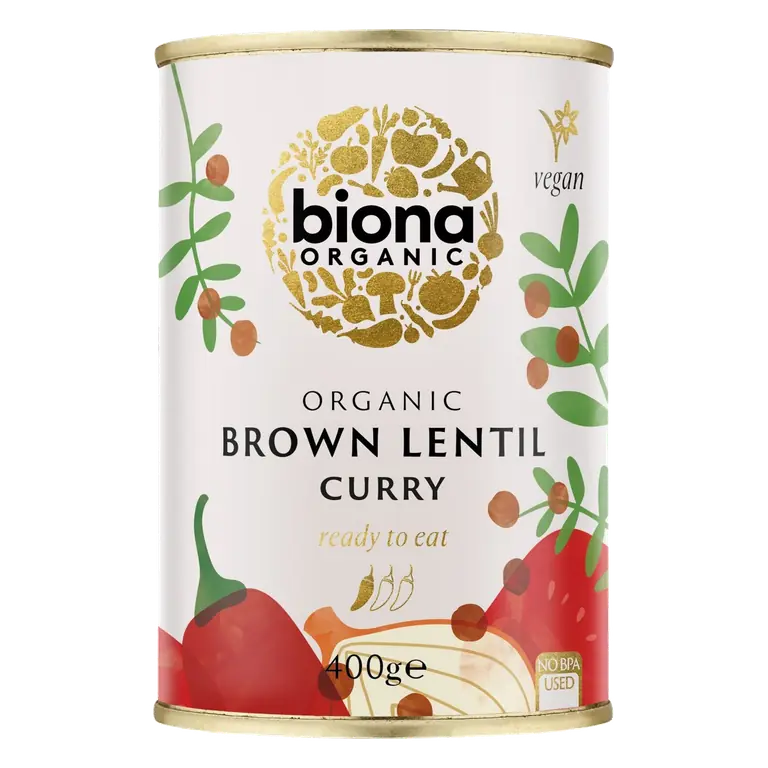 Brown Lentil Curry Organic (400g)