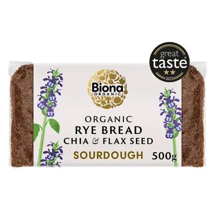 Organic Chia & Flax Seed Rye Bread