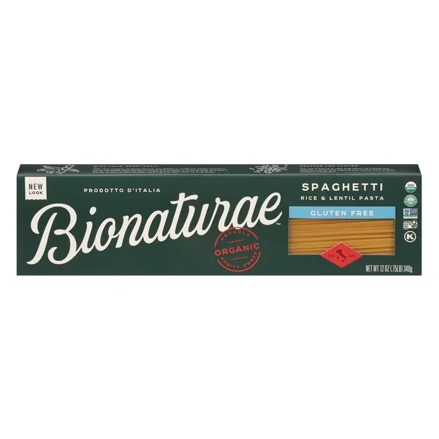 100% Organic Gluten Free Rice & Lentil Pasta, Spaghetti
