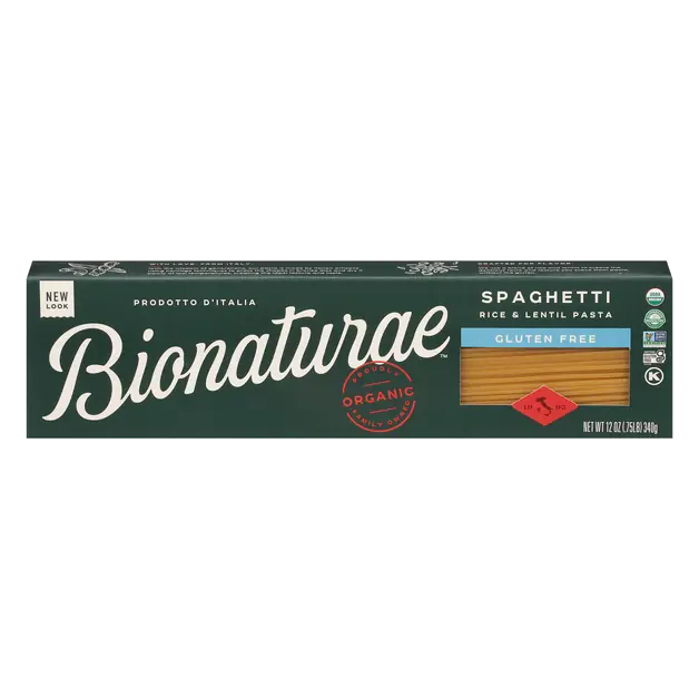 Imported Organic Gluten Free Rice & Lentil Spaghetti Pasta