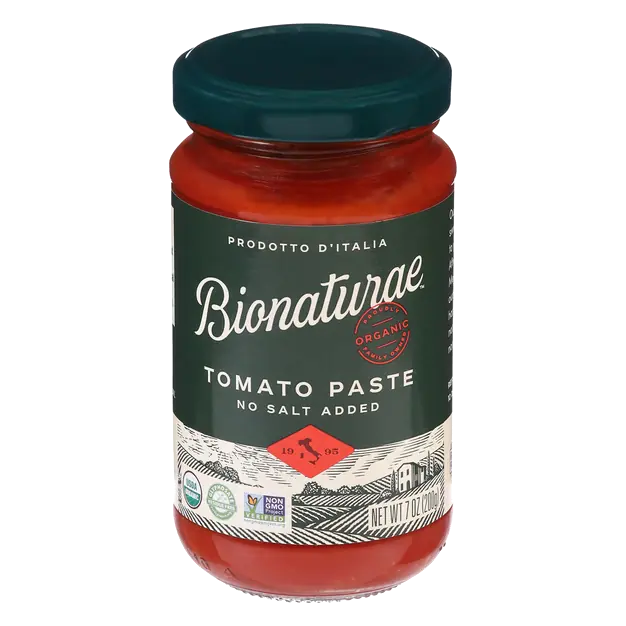 Imported Organic No Salt Added Tomato Paste