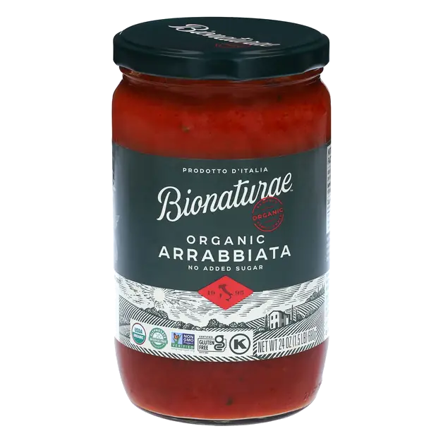 Organic Gluten Free No Added Sugar Arrabbiata Pasta Sauce