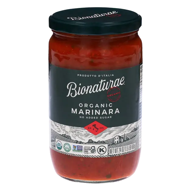 Organic Gluten Free No Added Sugar Marinara Pasta Sauce