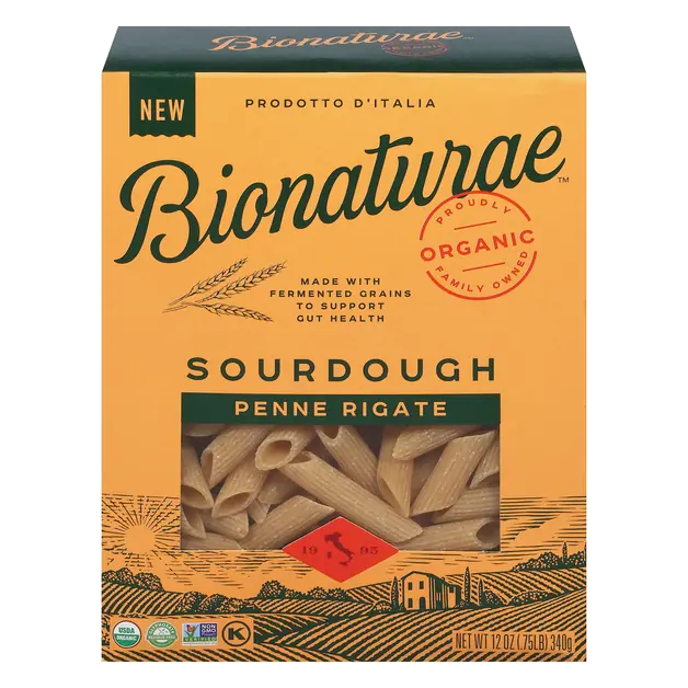 Organic Sourdough Penne Rigate Pasta