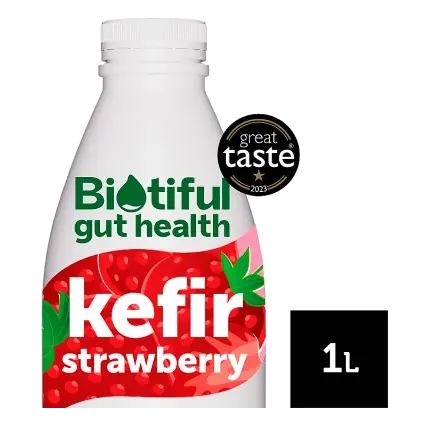 Bio-tiful Dairy Gut Health Strawberry Kefir Drink