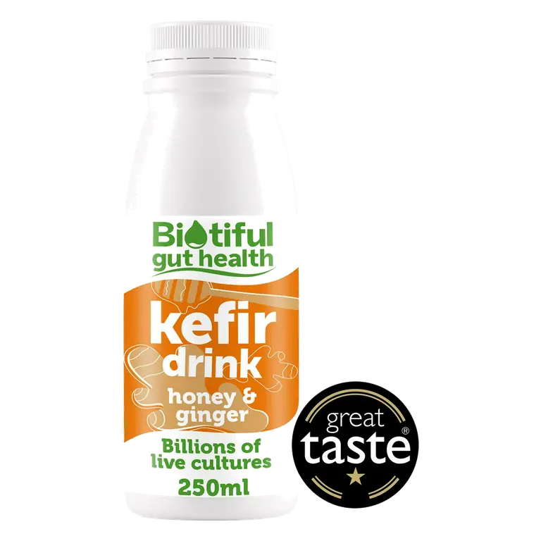 Gut Health Kefir Drink Honey & Ginger 250ml