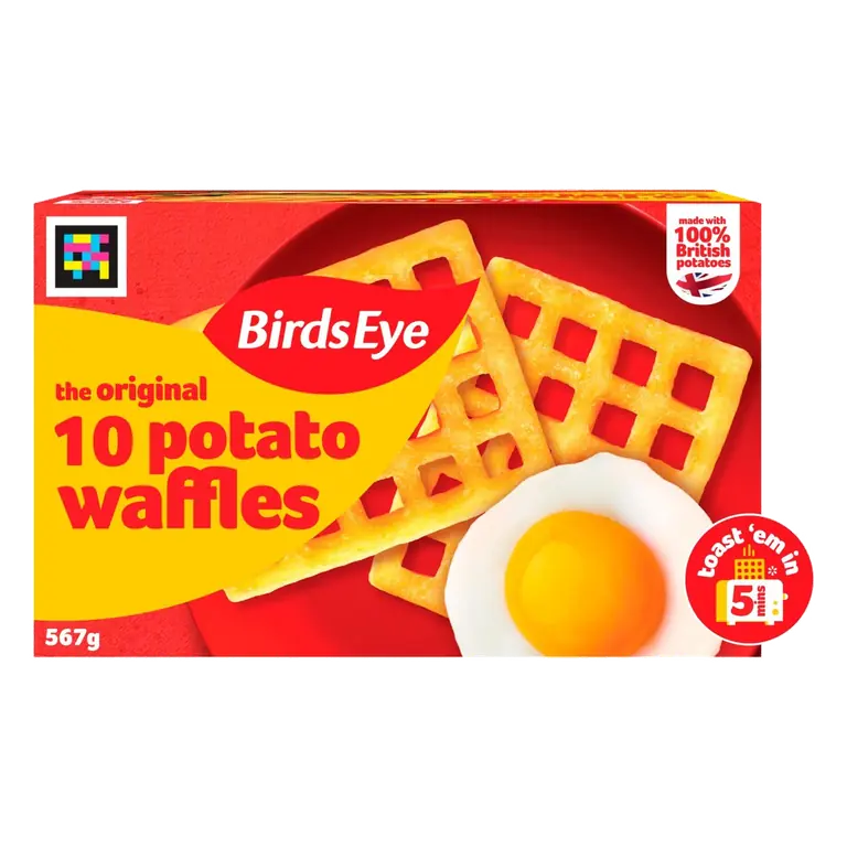 10 Potato Waffles 567g