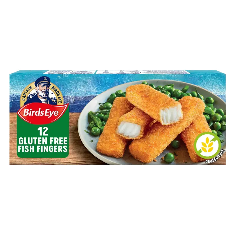 12 Gluten Free Breaded Fish Fingers 360g