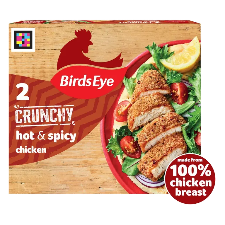 2 Hot & Spicy Chicken in Breadcrumbs 180g