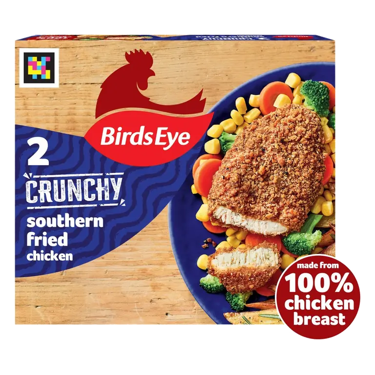 2 Southern Fried Breaded Chicken Breast Steaks 180g
