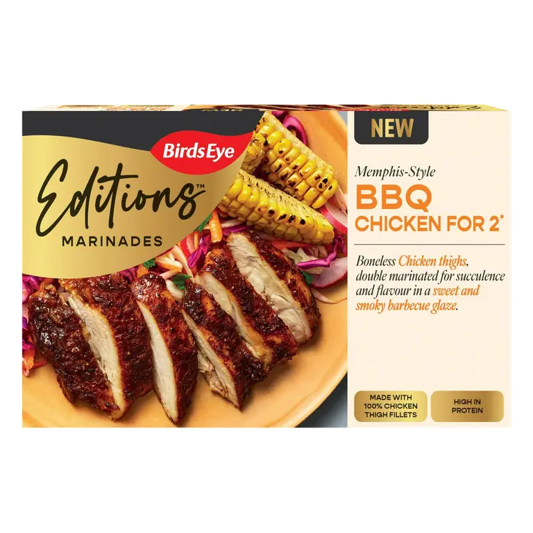 250g Memphis BBQ Marinated Chicken Thigh Fillets