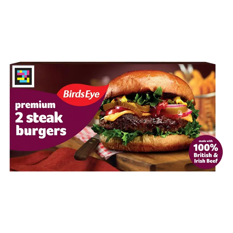 5oz Steak Burgers x2 284g