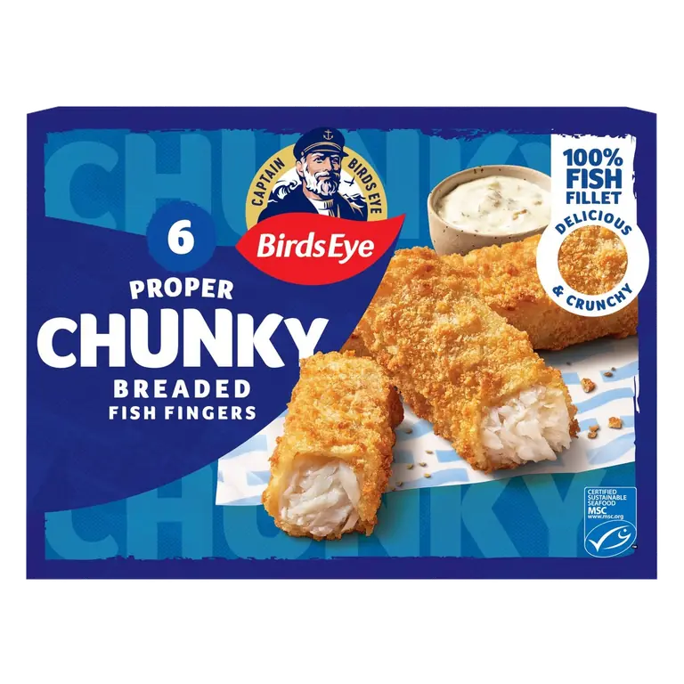 6 Chunky Breaded Fish Fingers