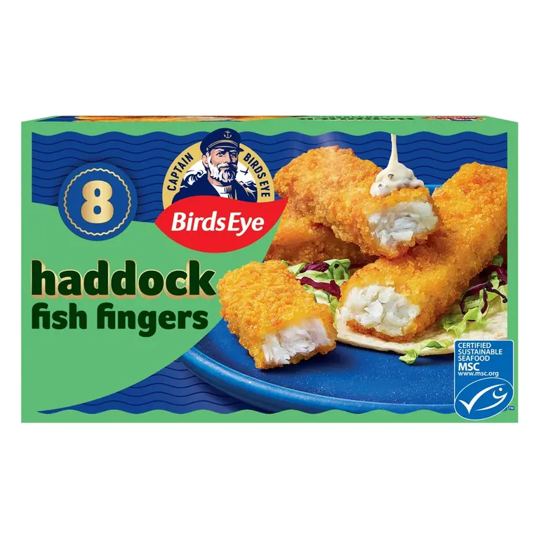 8 Breaded Haddock Fish Fingers 240g