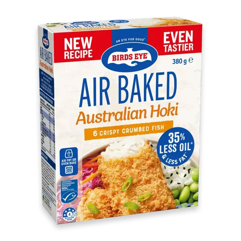 Air Baked Australian Crumbed Hoki
