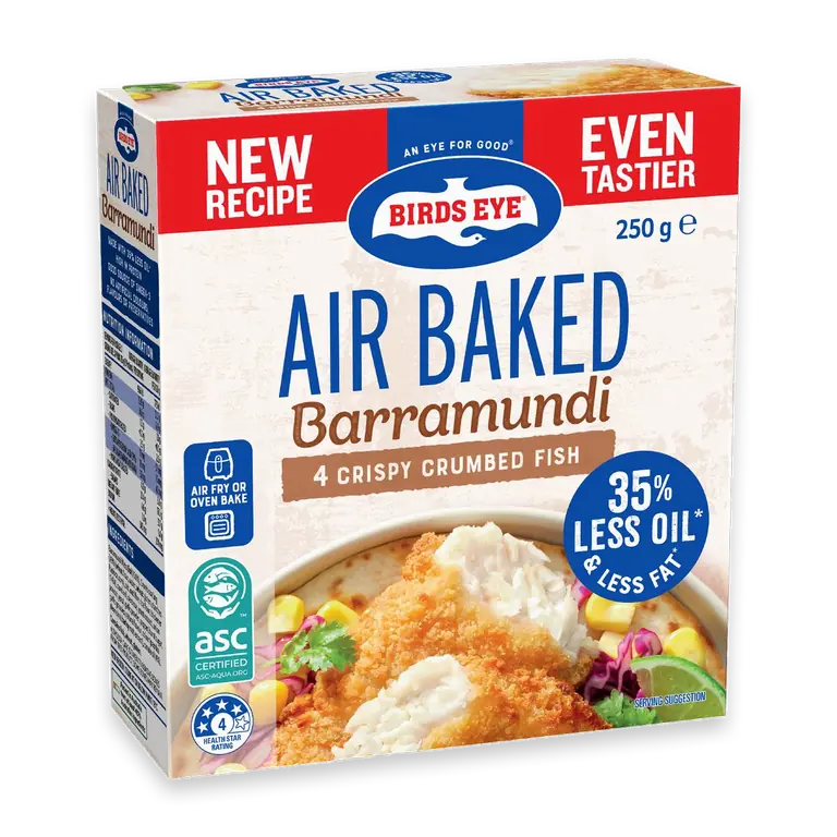 Air Baked Crumbed Barramundi