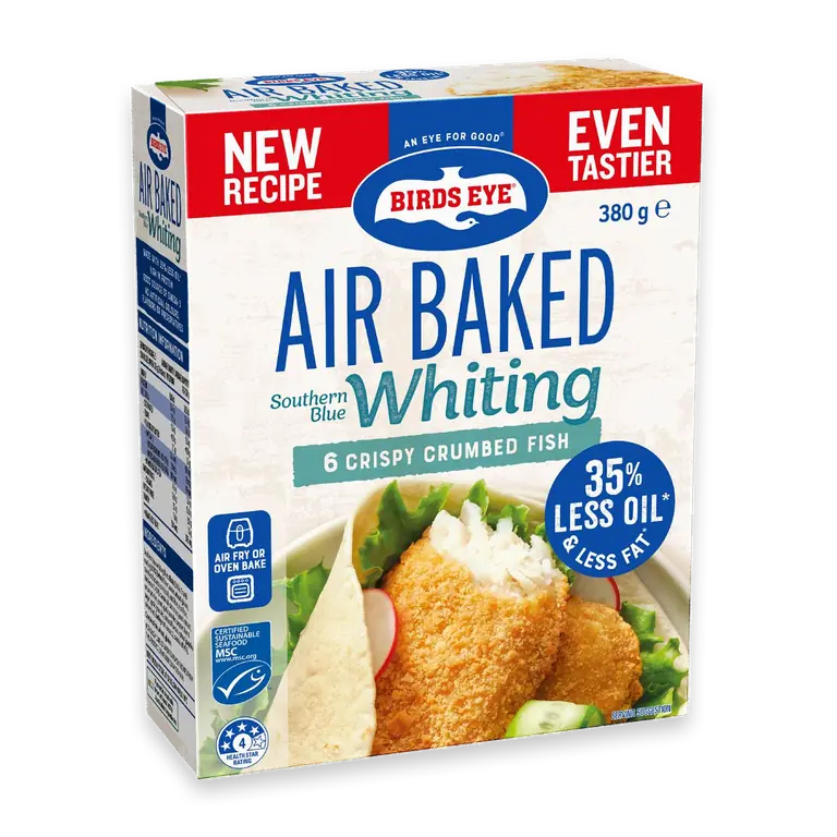 Air Baked Crumbed Whiting