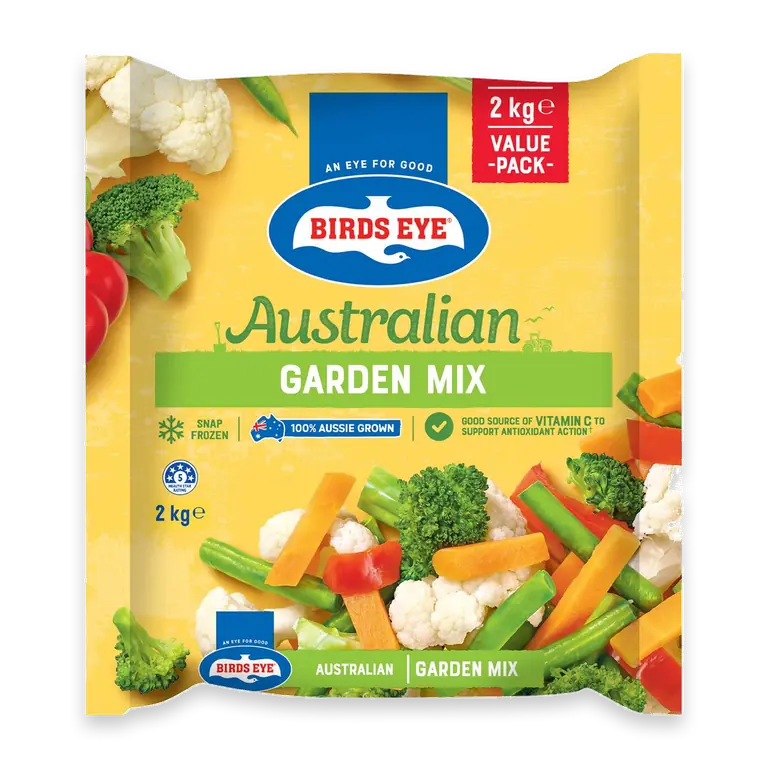 Australian Garden Mix Broccoli Carrots Green Beans Capsicum