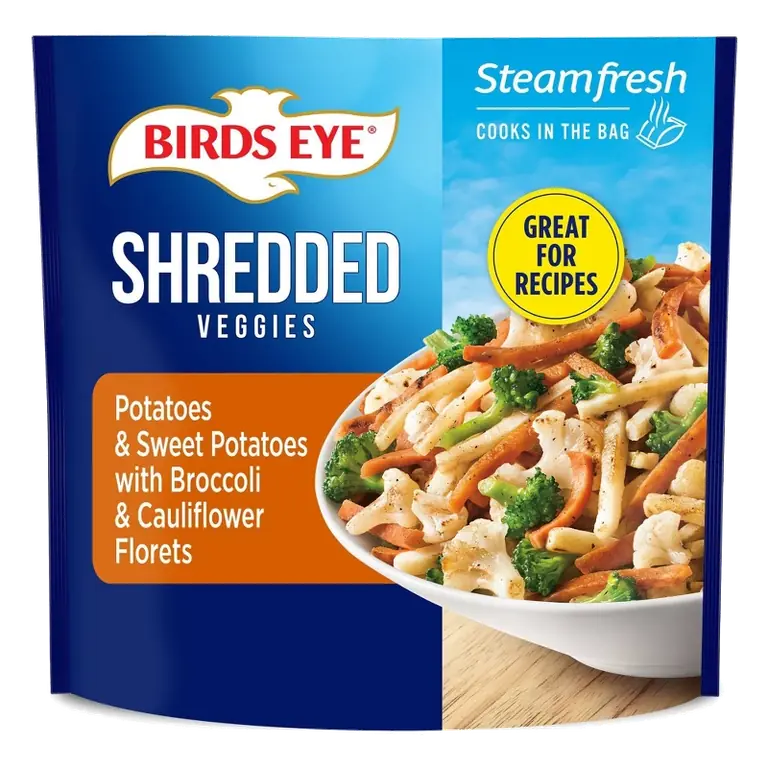 Birds Eye Shredded Sweet Potatoes with Broccoli & Cauliflower, 10oz