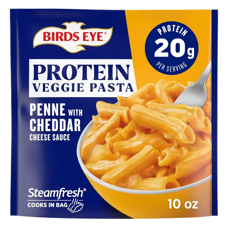 Birds Eye Veggie Pasta Zucchini Lentil Penne with Cheddar Sauce, 10oz