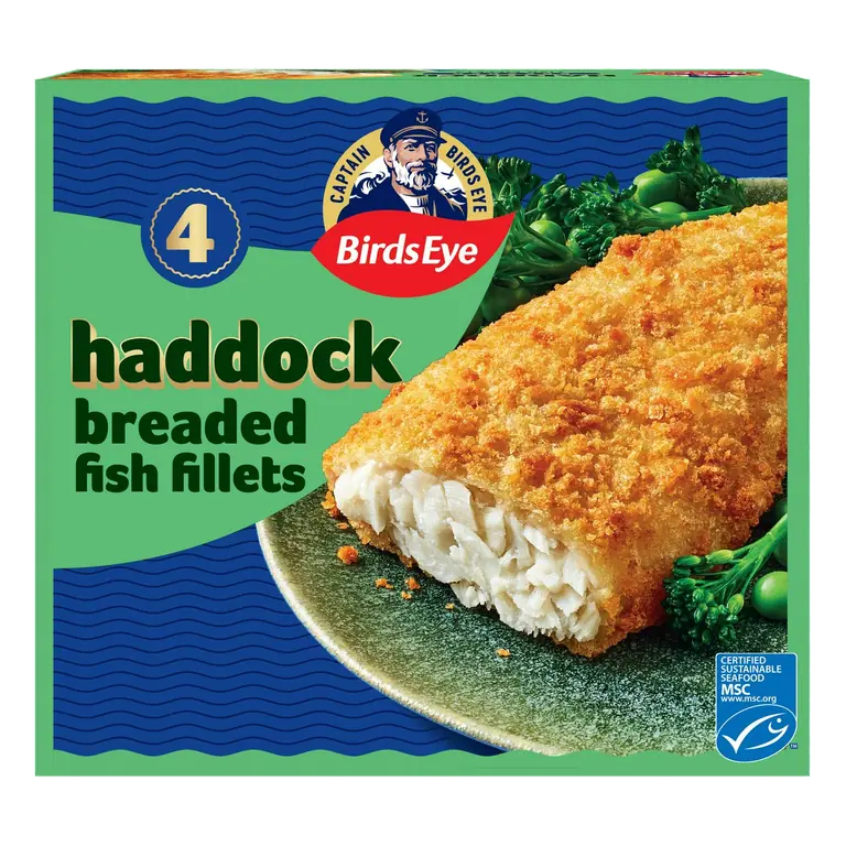 Breaded Haddock Fillets x4 400g