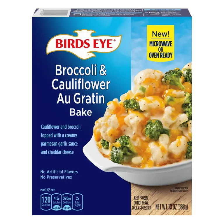 Broccoli & Cauliflower Au Gratin Bake, Frozen