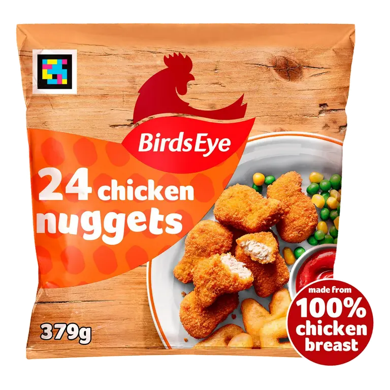 Chicken Nuggets with Golden Wholegrain x24 379g