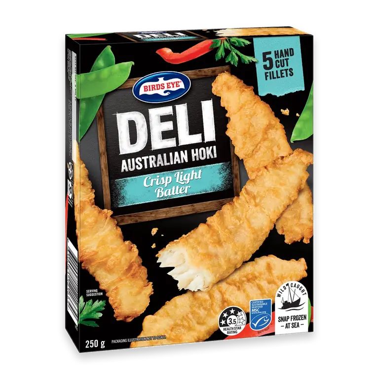 Deli Australian Hoki Fillets Light Batter