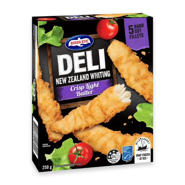 Deli New Zealand Whiting Fillets Light Batter