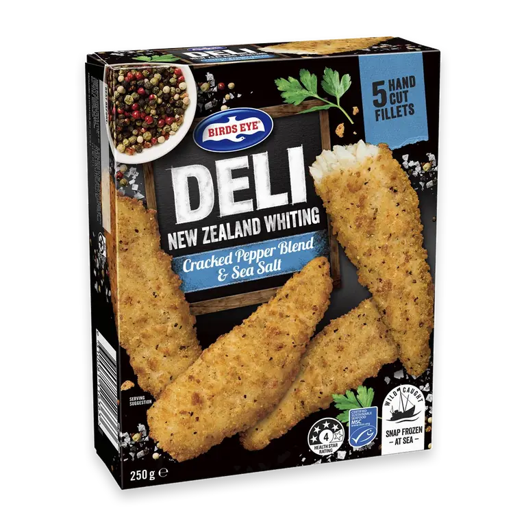 Deli New Zealand Whiting Fillets Salt & Pepper Crumb