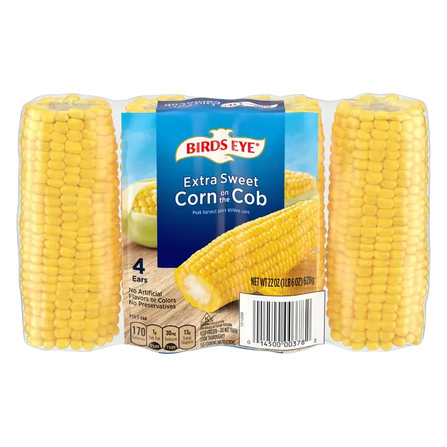 Extra Sweet Corn On The Cob - 4 ct Frozen