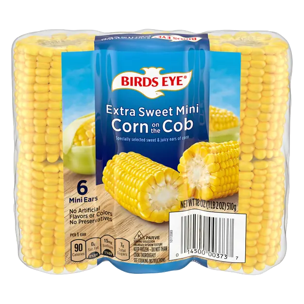 Extra Sweet Mini Corn On The Cob - 6 ct Frozen