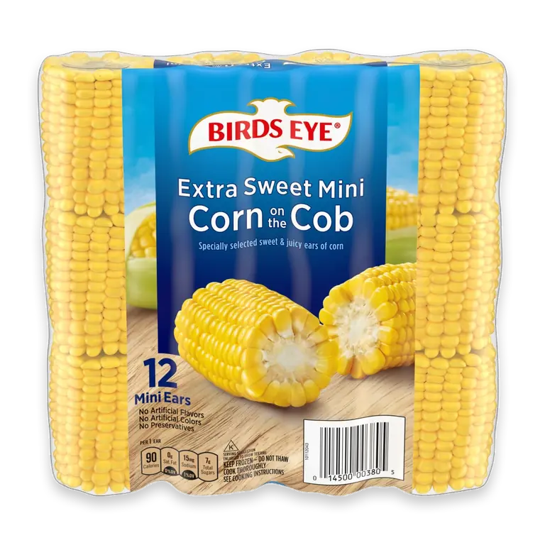 Extra Sweet Mini Corn On The Cob, Frozen Vegetables