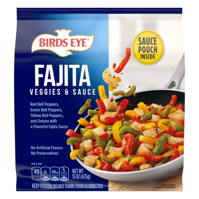 Fajita Veggies & Sauce, Frozen