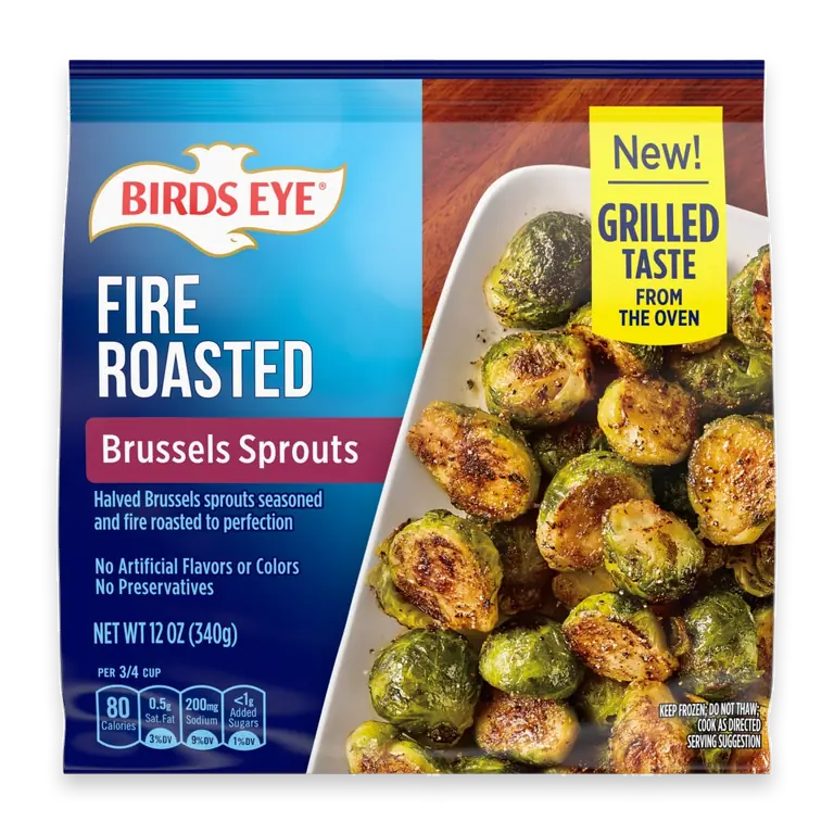Fire Roasted Brussels Sprouts, Frozen Vegetables