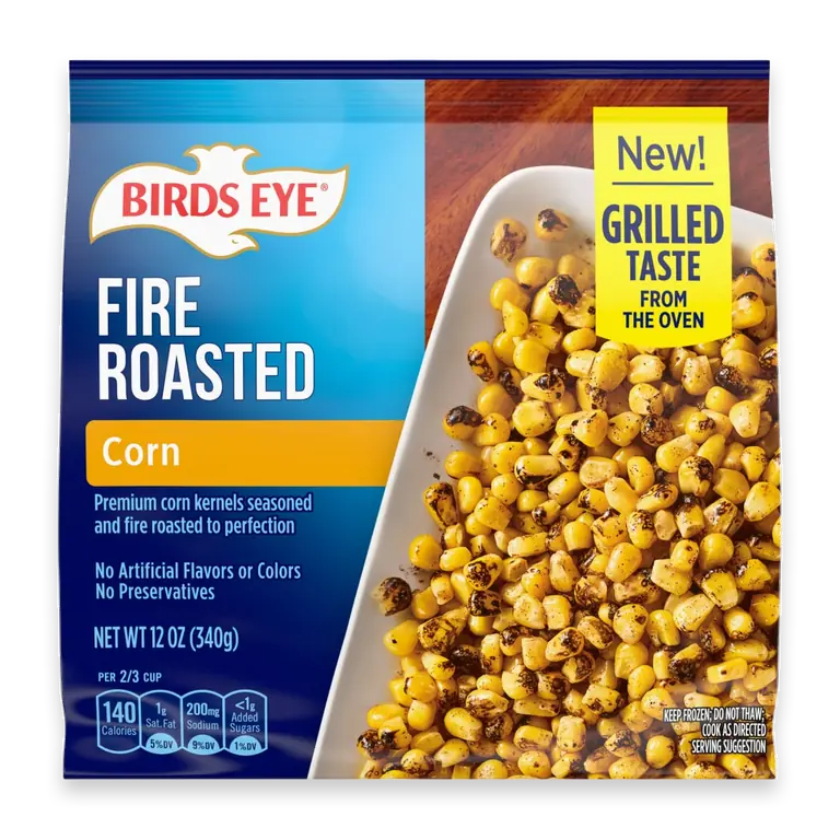 Fire Roasted Corn, Frozen Vegetables