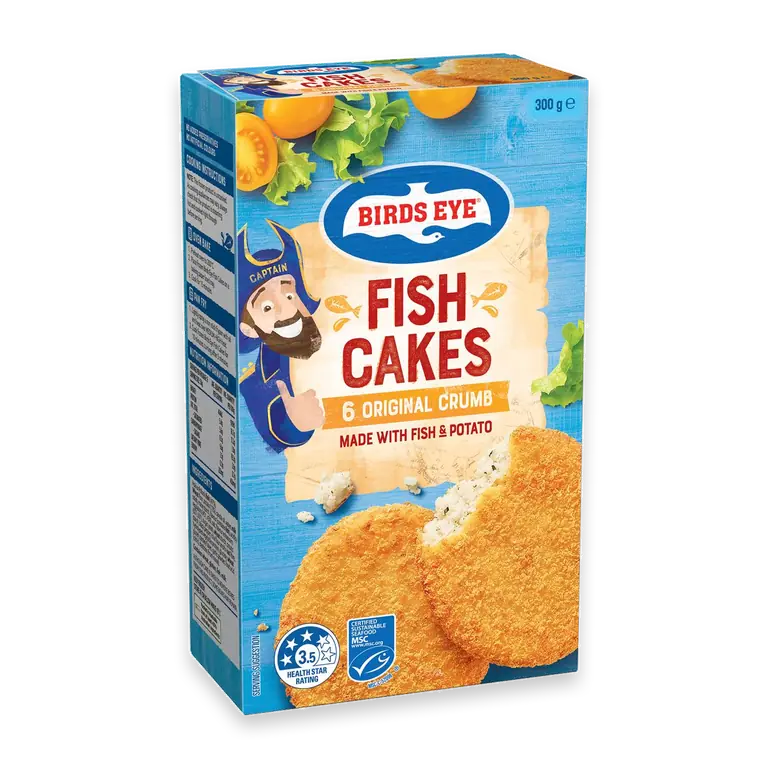 Fish Cakes Original Crumb Oven Fry
