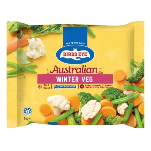 Frozen Mixed Winter Vegetables Green Beans Cauliflower & Broccoli