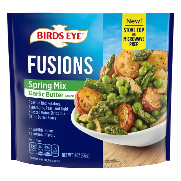 Fusions Spring Mix Garlic Butter Sauce Frozen