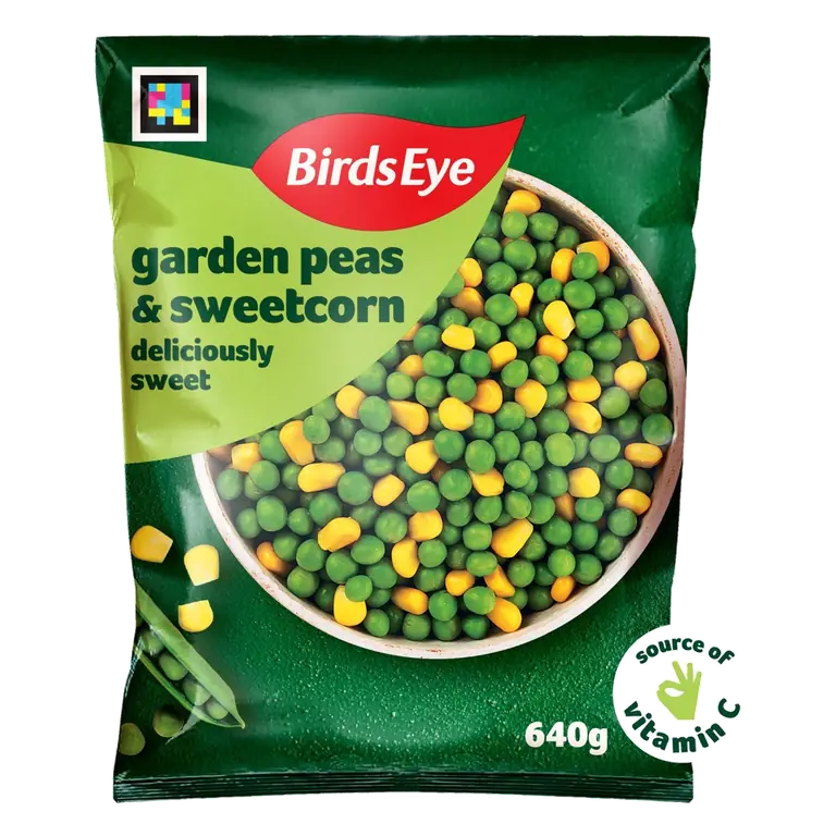 Garden Peas & Sweetcorn 640g