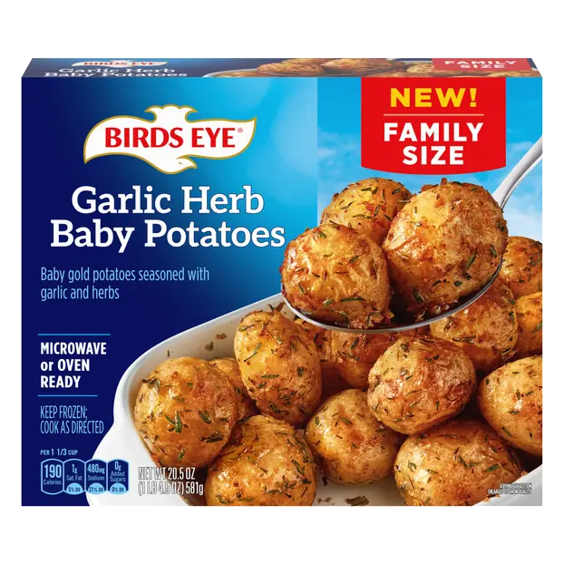 Garlic Herb Baby Potatoes Family Size Frozen