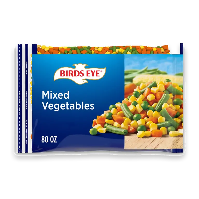 Mixed Vegetables, Corn, Carrots, Green Beans & Peas, Frozen Vegetables