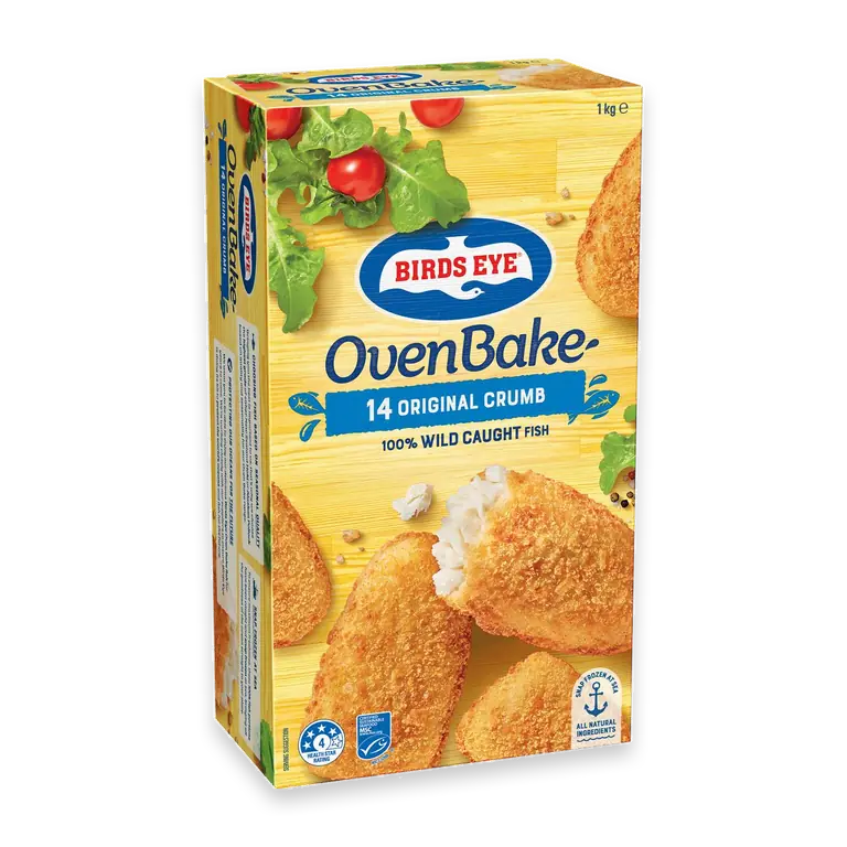 Oven Bake Hoki Original Crumbed Fish