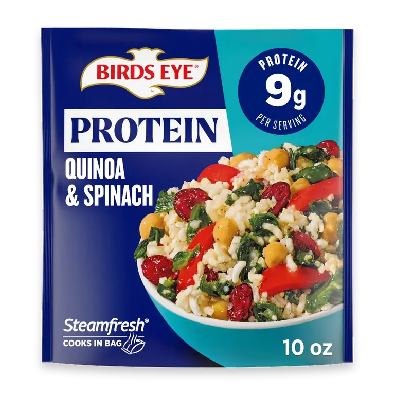 Protein Quinoa & Spinach, 9g of Protein, Frozen Side