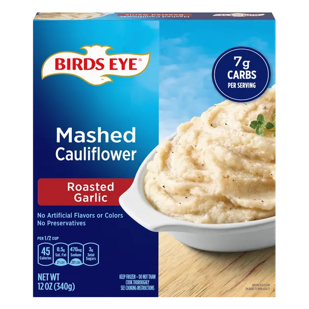 Roasted Garlic Mashed Cauliflower Frozen