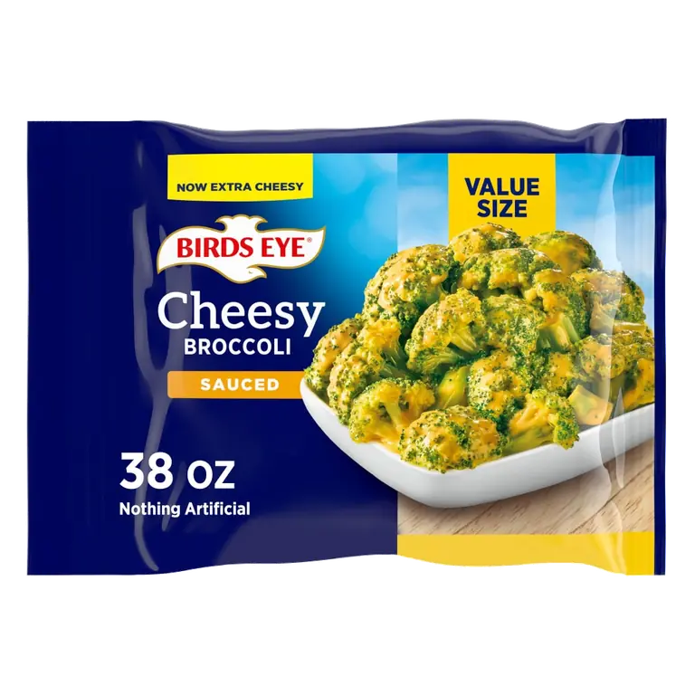 Sauced Cheesy Broccoli, Value Size, Frozen Vegetable