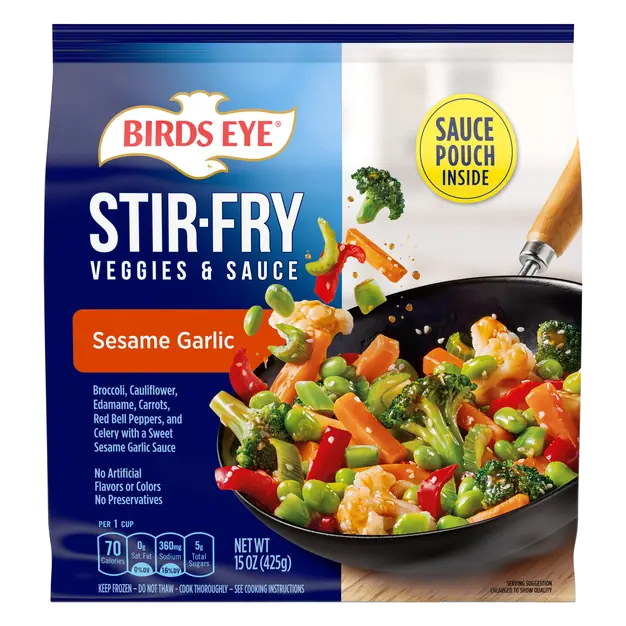 Sesame Garlic Stir-Fry Veggies & Sauce Frozen