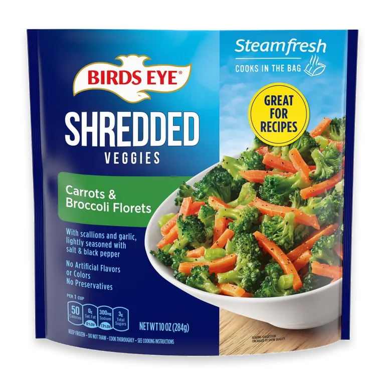 Shredded Carrots & Broccoli Florets