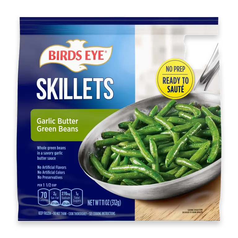 Skillets Garlic Butter Green Beans, Frozen Vegetables
