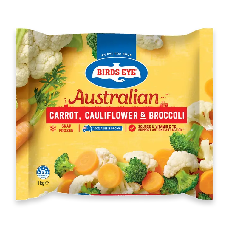 Snap Frozen Carrot Cauliflower & Broccoli